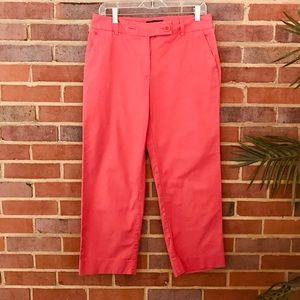 Talbots Coral Capri Pants Size 8